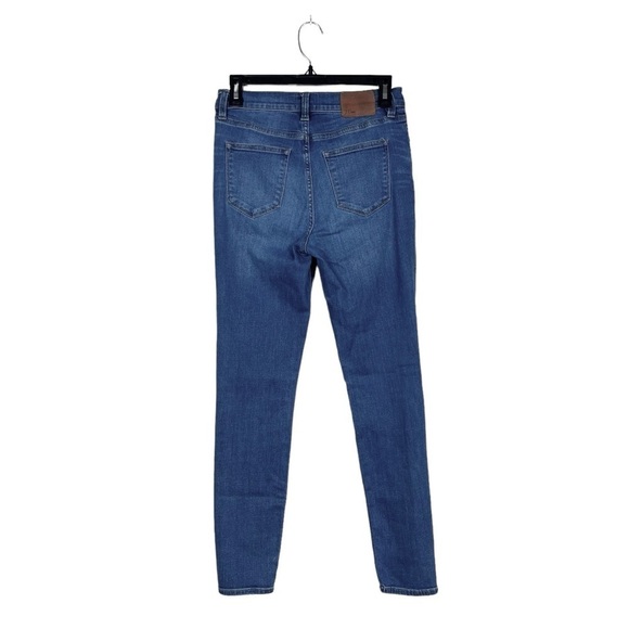 J Crew Lookout High Rise Skinny Jeans Medium Wash Denim Stretch Size 27 - Picture 4 of 6